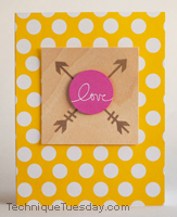 Adored Arrow Card