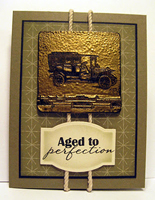 Aged Car Card