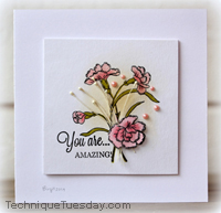 Amazing Carnations Card