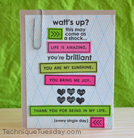 Amazing Labels Card