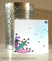 Artsy Petal Card