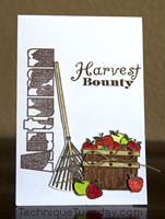 Autumn Basket Card
