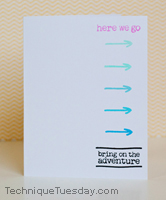 Away We Go Card
