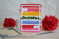 Awesome Stripes Story Card