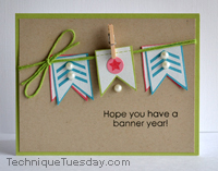 Banner Year Card