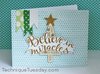 Believe Tree Card