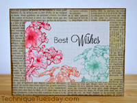 Best Wishes Print Card