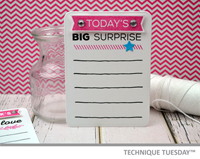 Today's Big Surprise