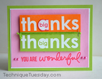 Big Thanks Card