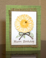 Birthday Sunflower