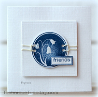 Blue Friends Card