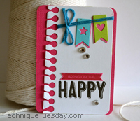 Bring On The Happy Story Card