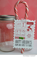 Candy Cane Tag