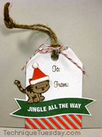 Cat Gift Tag