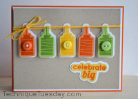 Celebrate Big Party Lights Card