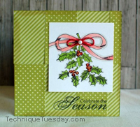 Celebrate Holly Card