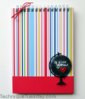Chalkboard Globe Notepad