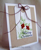 Christmas Tag Card