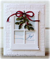 Christmas Window Card