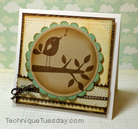 Classic Bird Card