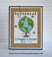 Congratulations Globe Card