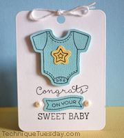 Congrats Baby Tag