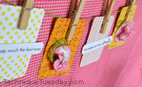 DIY Party Cards Banner
