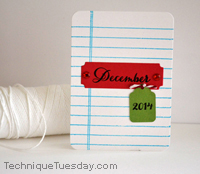 December Story Card