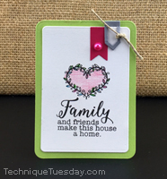 Family Heart Story Card