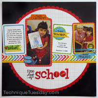 First Day of School Layout