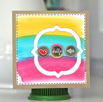 Flair Watercolor Card
