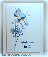 Flying By Card