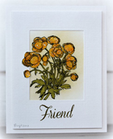 Friend Peony Card