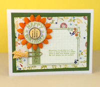 Birthday Seal Flower Card