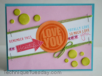 Funky Love Card