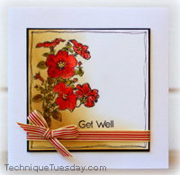 Get Well Ribbon Card