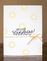 Glad Sun Card