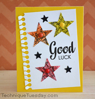 Good Luck Stars Card