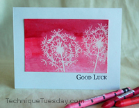 Good Luck Card