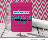 Greatests Observations