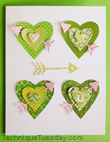 Green Hearts Card
