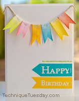 Happy Birthday Banners Card