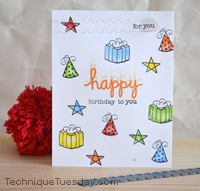 Happy Birthday Pullstrip Card