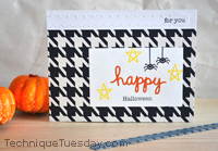Halloween Pullstrip Card