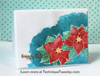 Happy Holidays Poinsettia