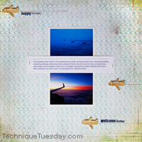 Happy Travels Layout