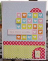 Hearts Grid Card