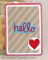 Hello Love Card