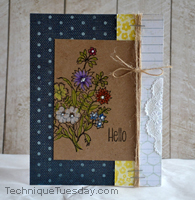Hello Bouquet Card