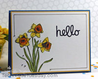 Hello Daffodil Card